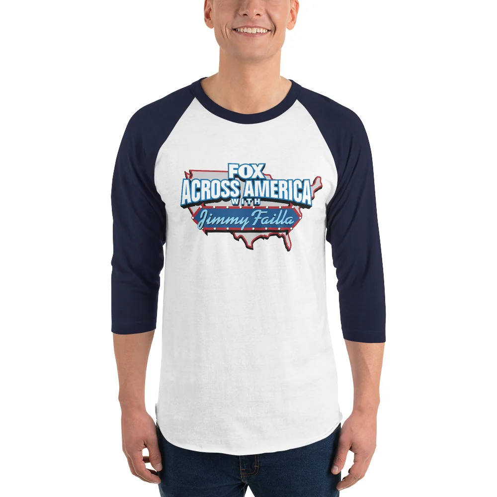 FOX Across America with Jimmy Failla Raglan T-Shirt - Image 5