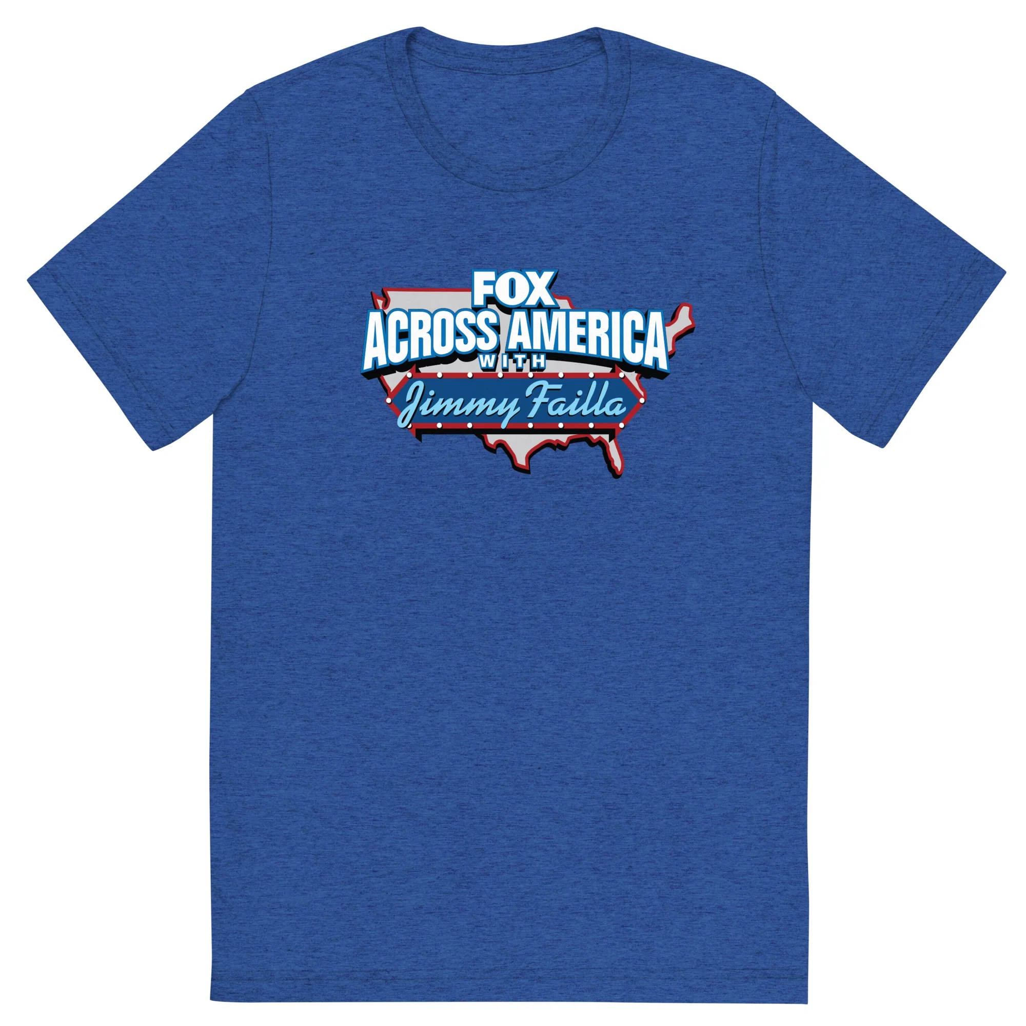 FOX Across America with Jimmy Failla Tri-Blend T-Shirt - Image 4