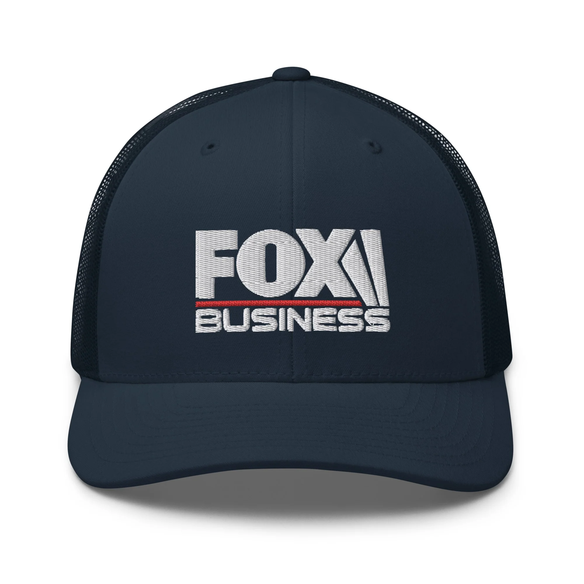 FOX Business Logo Embroidered Retro Trucker Hat - Image 4
