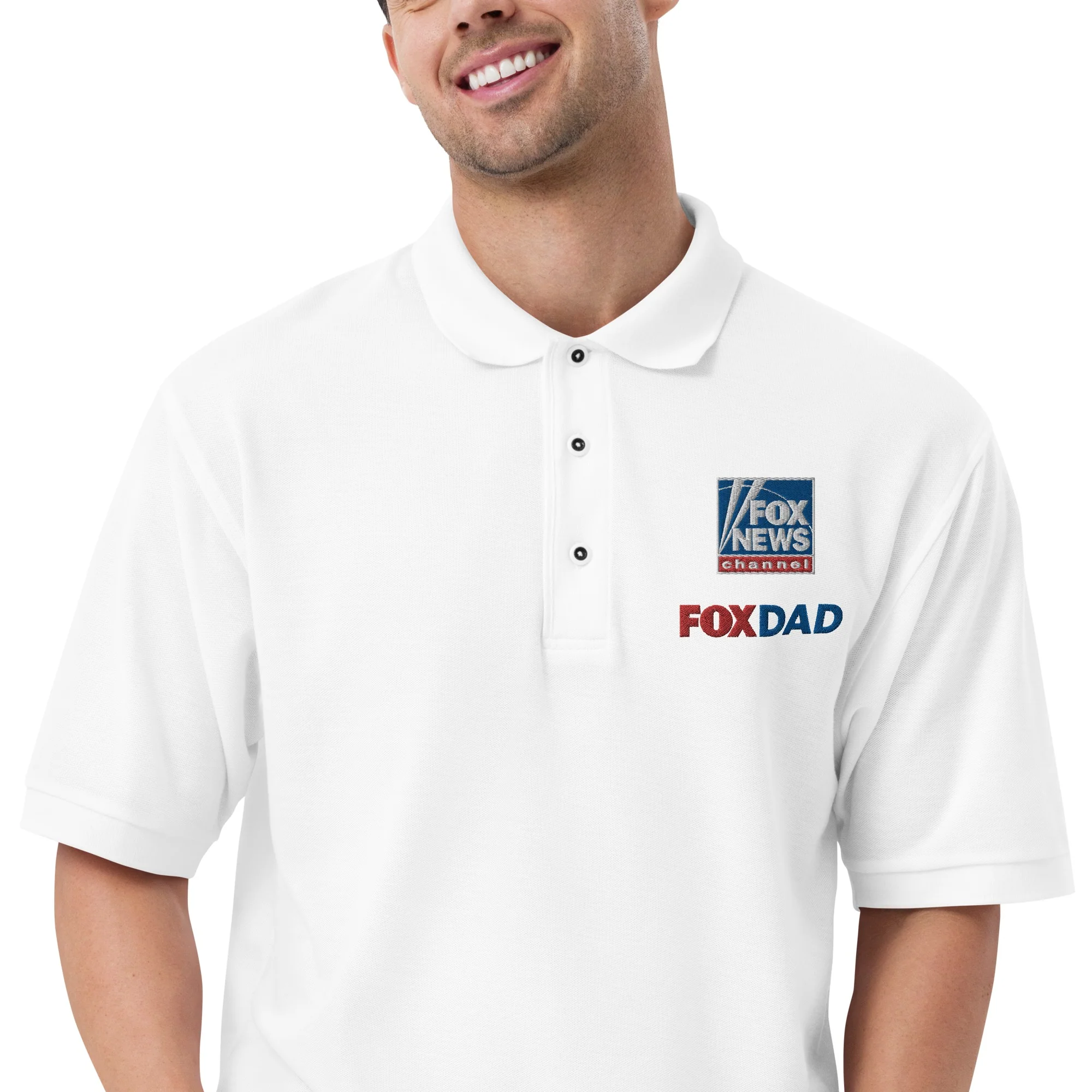 FOX News Dad Embroidered Polo Shirt - Image 8