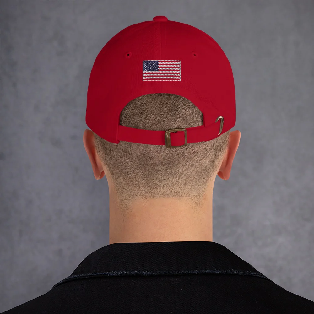 FOX One Nation Embroidered Dad Hat - Image 4