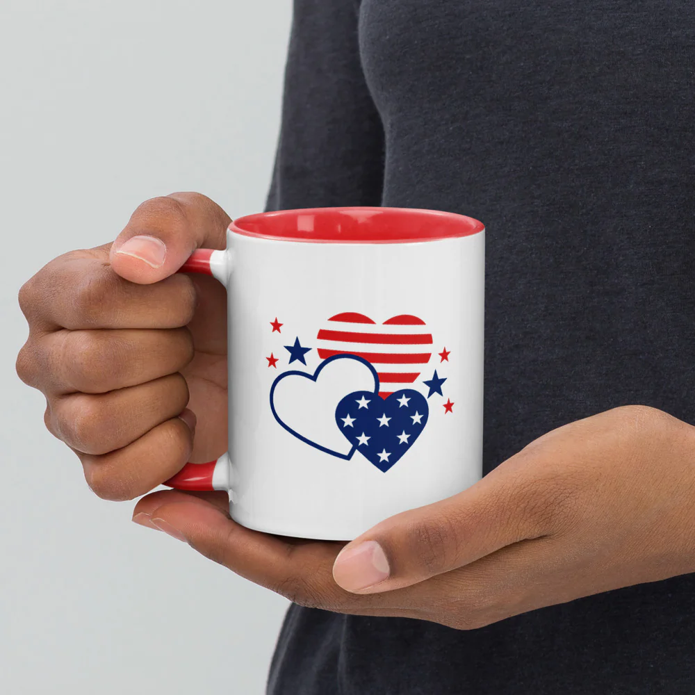 Gutfeld! Hearts Two-tone Mug - Image 3