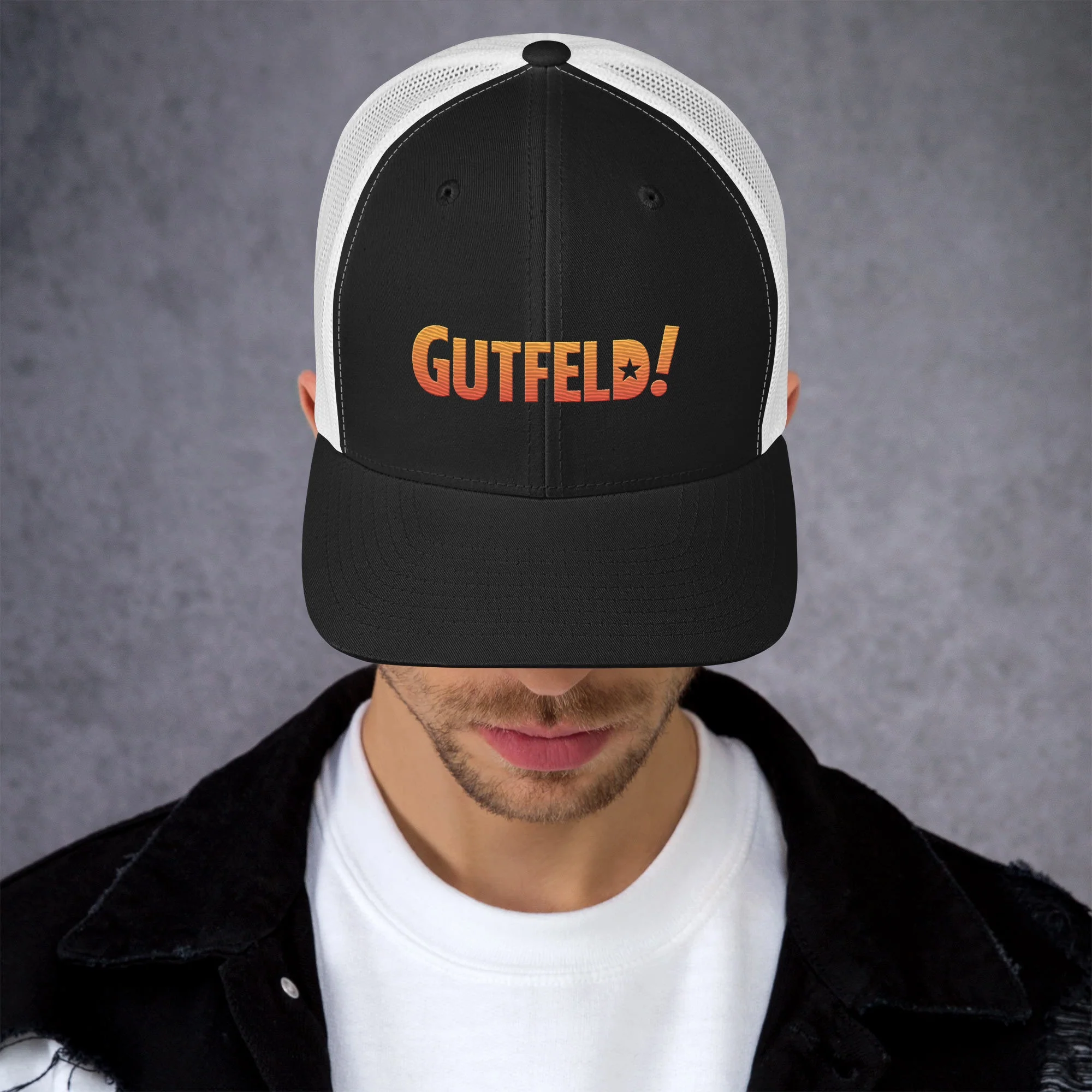 Gutfeld! Logo Embroidered Retro Trucker Hat - Image 5