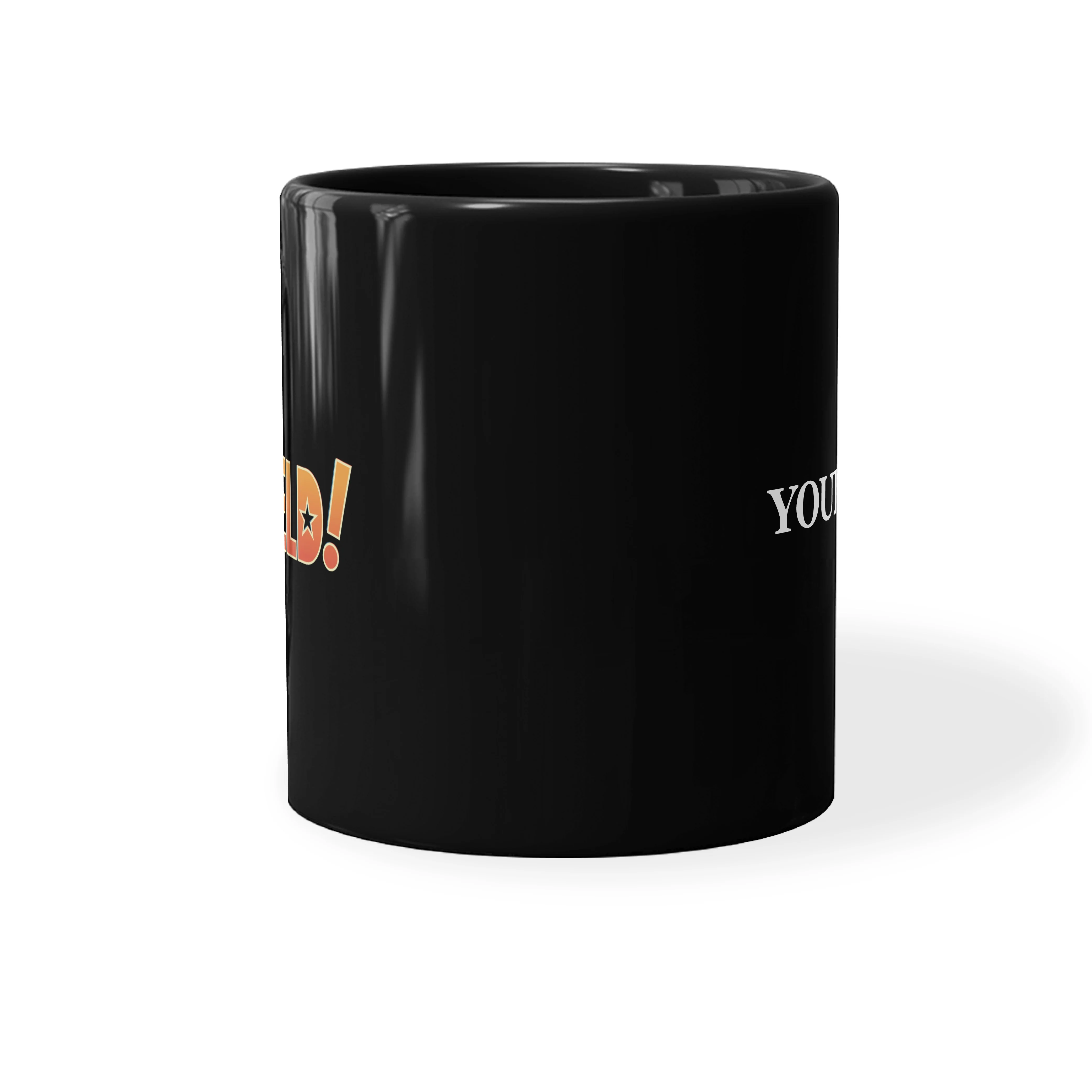Gutfeld! Logo Personalized Black Mug - 11oz - Image 4